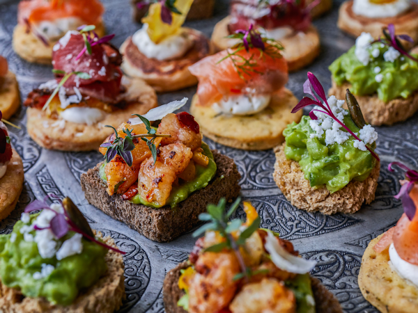 Tasty Canapes On Offer